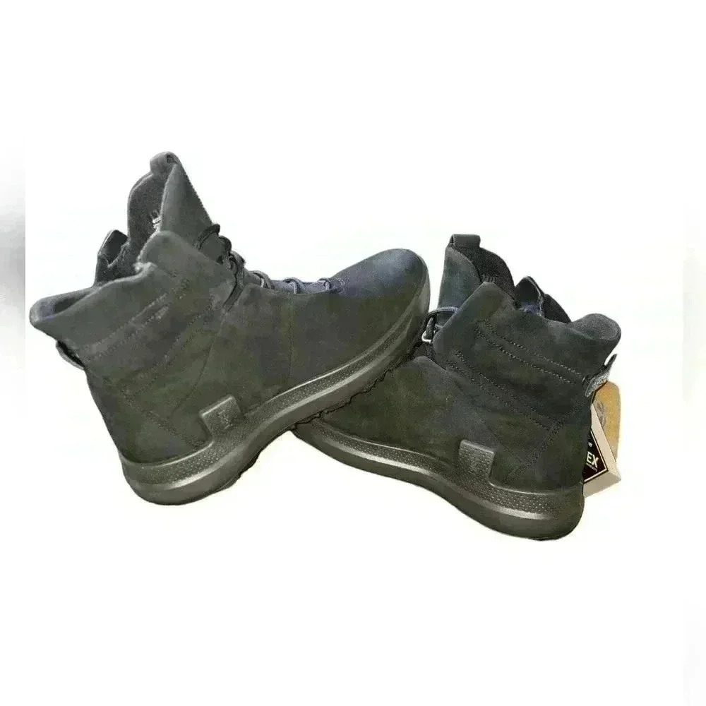 ECCO Women's Solice Mid-Cut Gore-TEX Waterproof Black Boots New with tags No Box